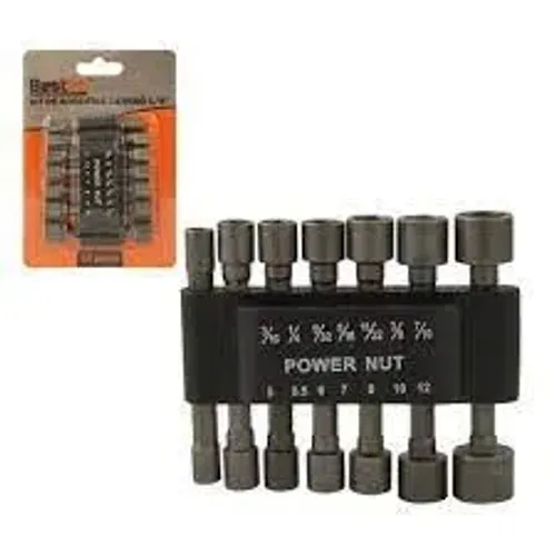 Kit de Soquete Canhao 1/4" c/ 9 Pçs Bestfer