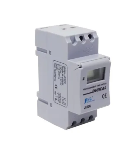 TIMER DIGITAL PARA TRILHO 110-220VCA 16A 1 REVERSÍVEL JHDC JNG