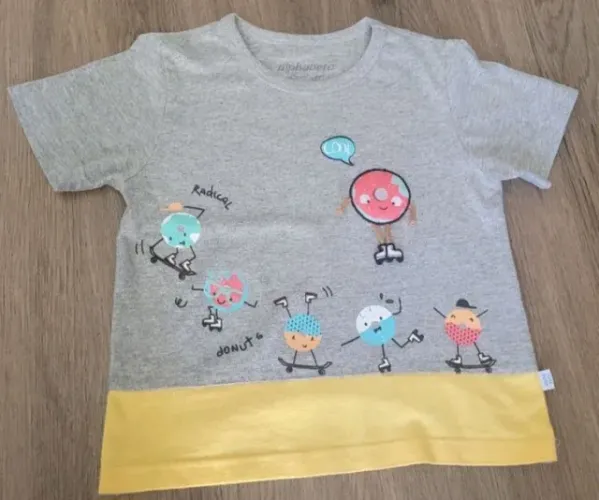 Camisa infantil da Alphabeto