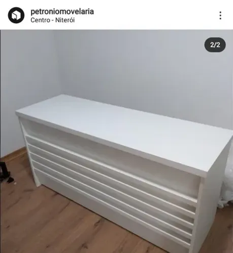 mesa reta ripada branca para escritorio