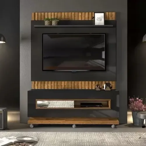 sala home rack bancada painel