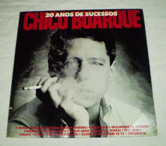 Disco de vinil antigo de Chi Buarque.- Cód. 584 -