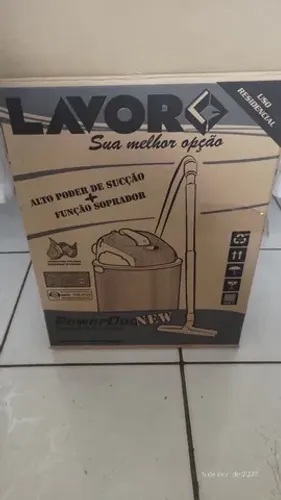 Asprador de pó e água tambor lavor power duo new 14 litros 200v 1250W