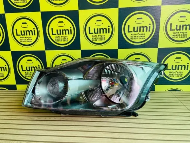 Farol Ecosport 2007/2012 Máscara Cinza - NOVO