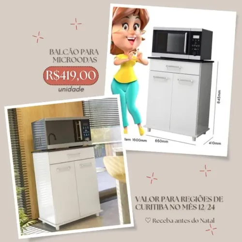 Promoção Balcao para Microondas  - 11/12/24  