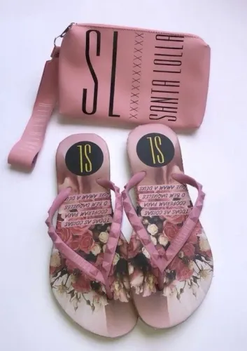 Kit Bolsa De Mão e Chinelo SL Tam 37/38