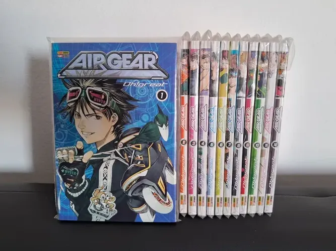Mangá Air Gear - Volumes 1 ao 12 - Editora Panini
