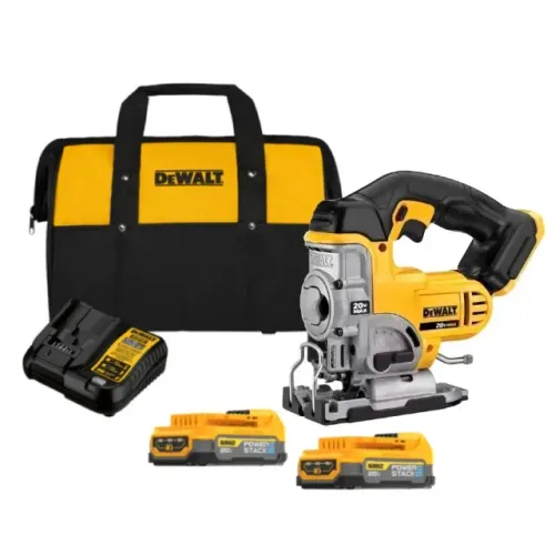 Kit Serra Tico-Tico 2 Baterias 20V 1.7Ah Max* Powerstack Bolsa Dewalt DCS331