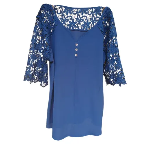 Blusinha Feminina Em Renda Bordada
