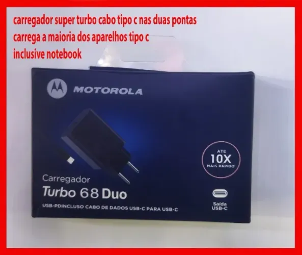 fonte + cabo tipo c nas duas pontas ( notebook e celular) 10x turbo