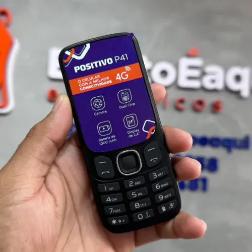 Celular Positvo P41, Tela 2.4?, 4G, 48MB RAM, Rádio