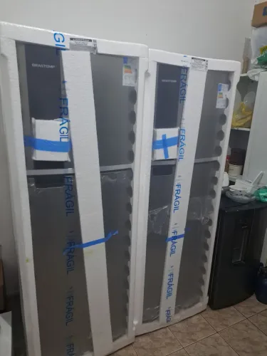 Geladeira Brastemp inox fros fre 375 litros 