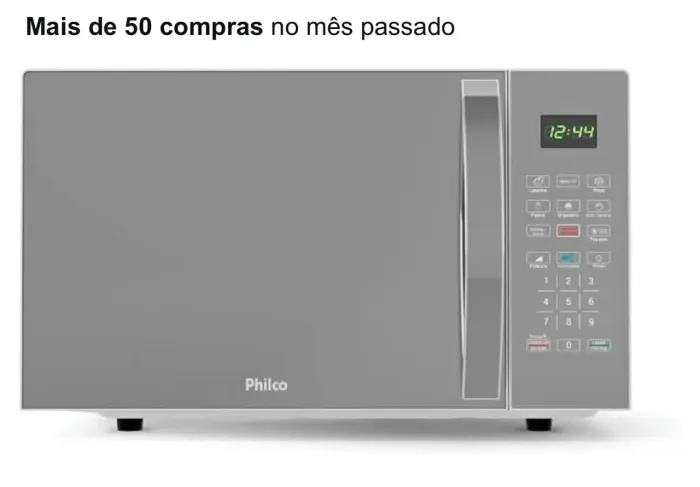 MICROONDAS PHILCO INOX NOVO NA CAIXA 