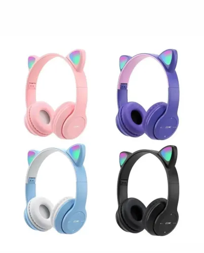 Fone bluetooth gatinho 