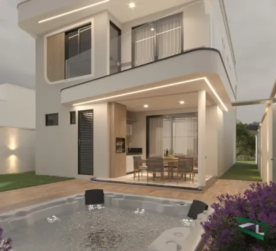 Giardino Bianco- -190m2, 4 Quartos. - Lagoa Seca