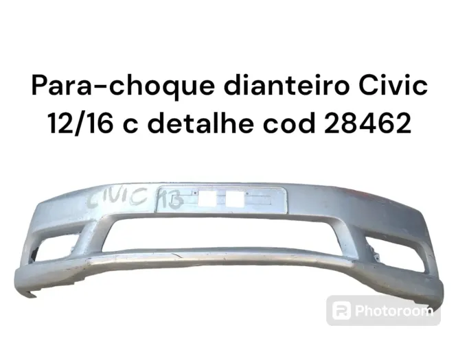 Para-choque Honda Civic 12/16 c Detalhe Cod 28462