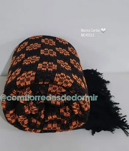 Manta Para Sofá Ou Cobertor Caribe - Tecido algodão - Entrega Grátis