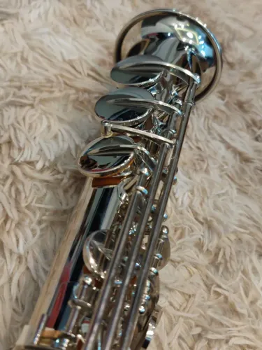 Sax Soprano LADE Designed by USA Original Novo Lacrado Niquelado Pronta Entrega OLXPAY 