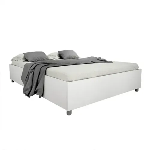 Cama Casal Clara Branco Carioca - Entrega Rápida! 