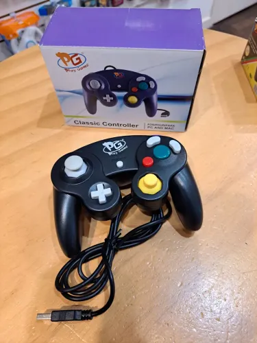 Controle GameCube USB para PC e Mac - Novo