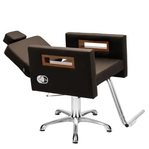 Cadeira de Salão de Beleza Tunísia Reclinável Base Estrela