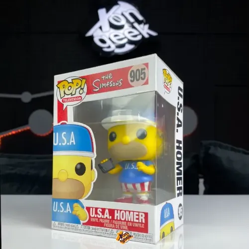 Funko POP Os Simpsons - U.S.A Homer 905, Original | Enviamos Em Todo o Brasil!