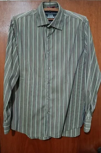 Camisa Social Listrada Essencial