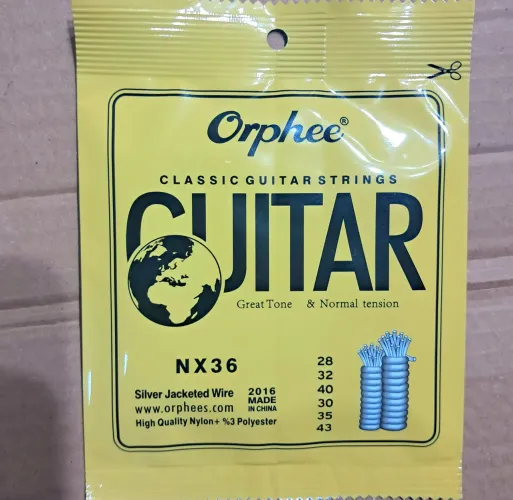 Encordoamento de nylon p/ violão tensão normal Orphee Oprhee