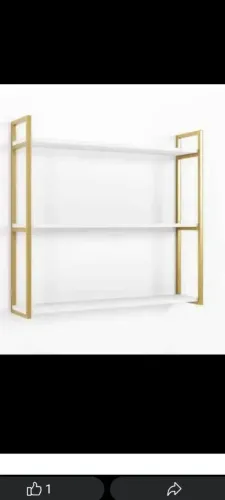 Organizador de MDF e metalon. 