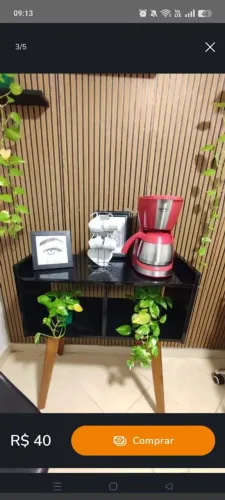 Vendo lindas mesinha de canto e aparador Fabricação própria mdf brilho venha para loja 