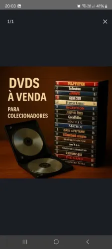 DVDs originais. Filmes, Séries, Shows, Lotes e Boxes. Centenas! Peça lista completa!
