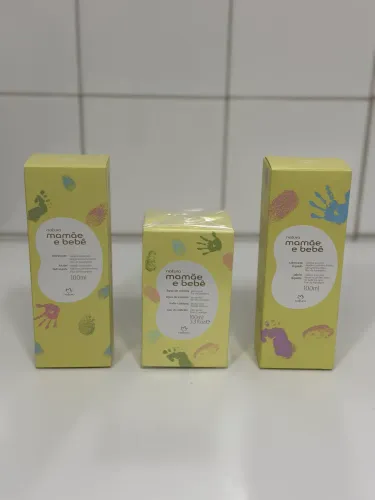 Kit mamãe e bebê flor de laranjeira