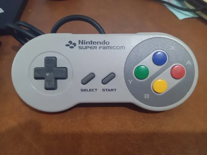 Controle super Nintendo super famicon original 