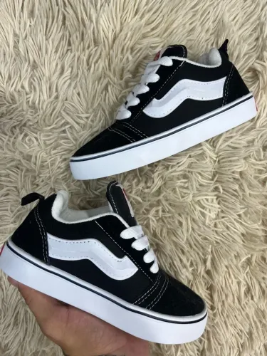 Tênis Vans Old Skool Preto e Branco infantil 
