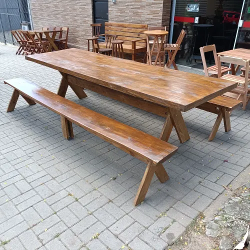 Mesa  nova rústica para restaurante lanchonete Bar adega pizzaria 