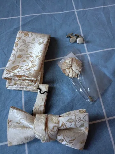 Conjunto gravata borboleta 
