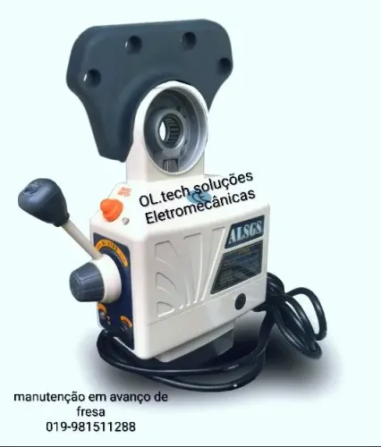 Avanço automático de fresadora (manutenção)