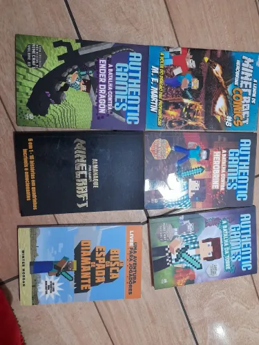 Coleção livros minecraft