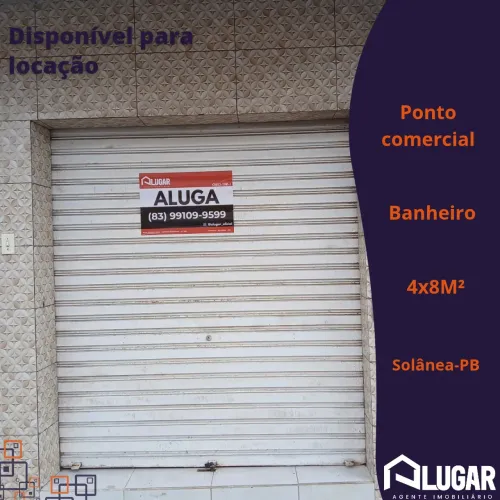 Imóvel para aluguel possui 32 metros quadrados em Centro - Solânea - PB