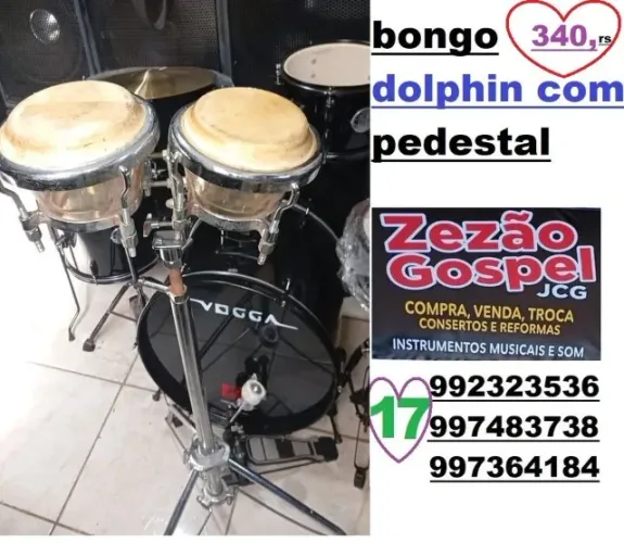 Bongo Dolphin com pedestal  Fazemos Entregas 