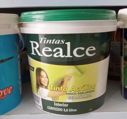 Tinta Acrílica Realce 3,6 Litros leia a descrição