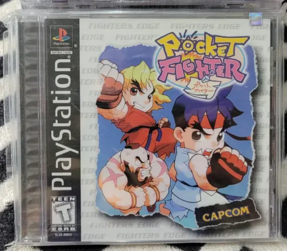 Pocket Fighter Black Label Original Lacrado Playstation 1 Ps1