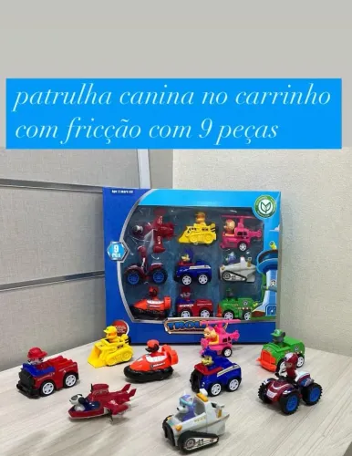 Kit patrulha canina - 9 personagens