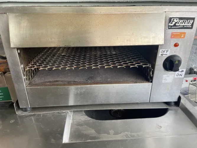 Salamandra Industrial FIRE - Aço Inox - Ideal para Finalização e Gratinar