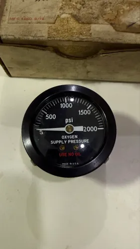 INDICADOR PRESSÃO OXIGÊNIO - 800435-0 2000 psi made in usa