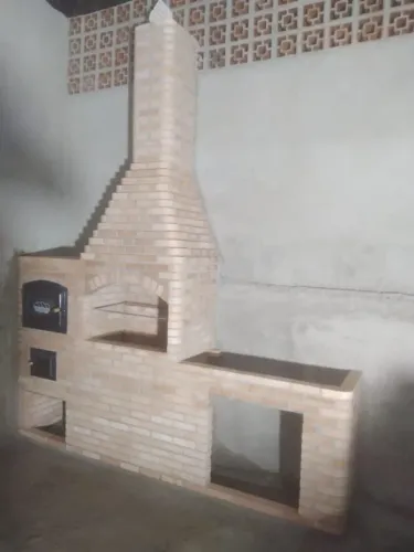 Churrasqueira forno e bancada 