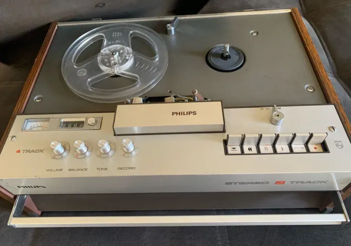 Gravador tape rolo Philips Vintage (DEFEITO)