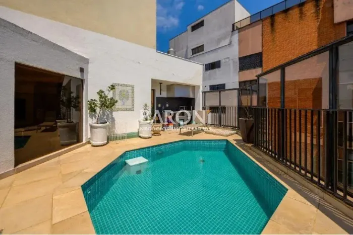 Jardim América, excelente cobertura duplex, 456 m². 4 vagas. Baroni Imóveis, imobiliária e