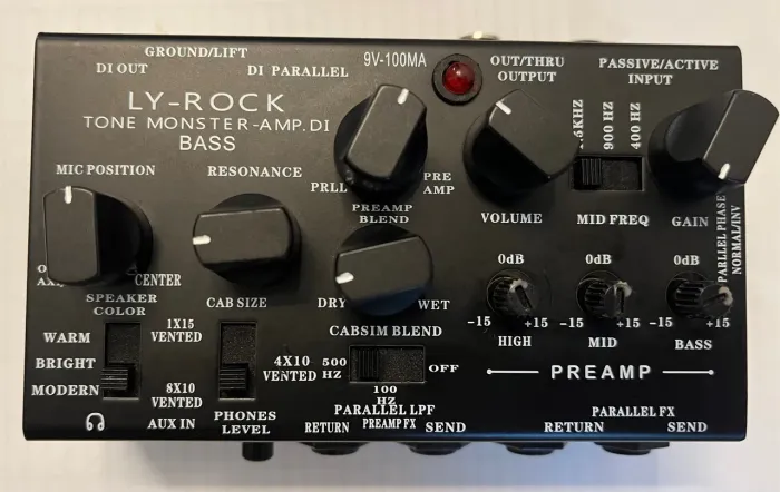 Pré Baixo  LY-ROCK Monster - Amp DI