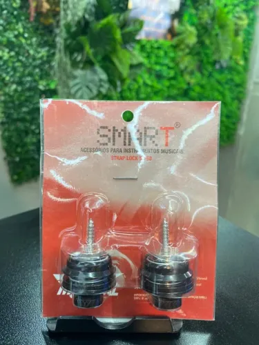 Par De Roldanas Smart Sl-60 Preta Para Guitarra/violão/baixo 